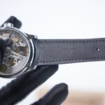 IWC Portugieser Automatic 7 Days Steel Model White Dial Blue Crocodile Leather Strap 42mm Replica Watches - 8