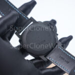 Panerai Luminor Marina PAM02661 Carbotech Black Dial Blue Lume Black Rubber Strap 44mm Replica Watches - 9