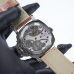 Panerai Luminor Marina PAM00111 Steel Black Dial Brown Leather Strap 44mm Replica Watches - 9