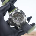 Panerai Luminor Marina eSteel PAM01356 Verde Smeraldo Green Gradient Dial Fabric Strap 44mm Replica Watches - 9